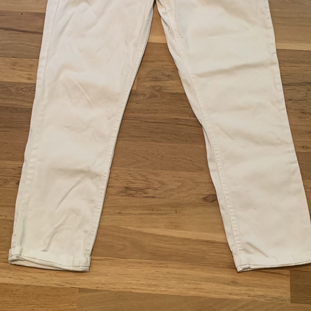 Generra Cuffed Capri White Jeans Pants Junior’s 5 - Picture 4 of 13